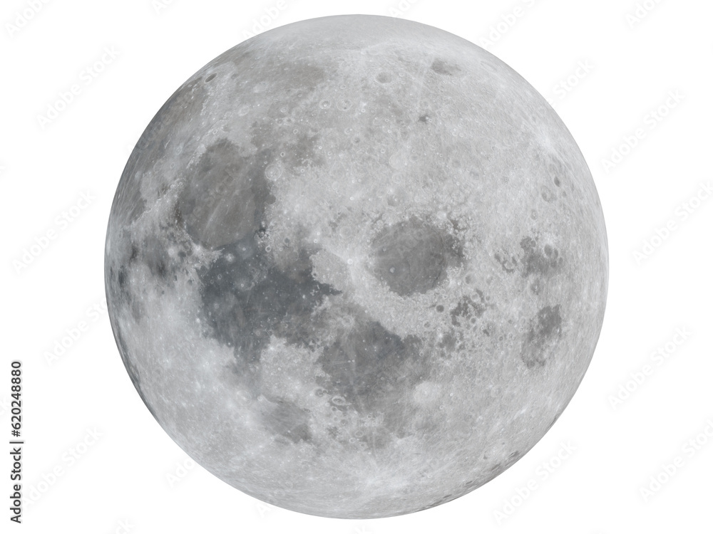 Canvas Prints full moon closeup showing the details of lunar surface and texture