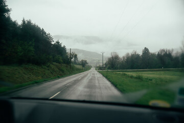 driving through the fog