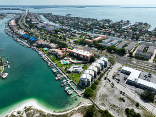 Tierra Verde Florida Aerial Shot From Drone 