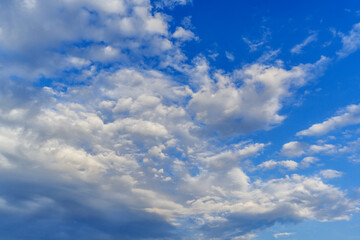 Blue sky background with clouds. Sky clouds background.