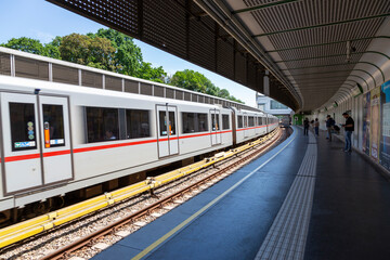 Fototapeta na wymiar View of Hietzing Metro station in Vienna