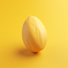 Melon in yellow background