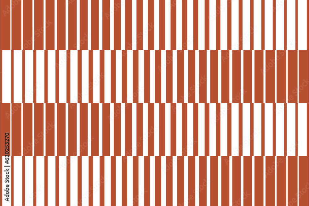 Poster abstract seamless geometric brown gradient style vertical line pattern.
