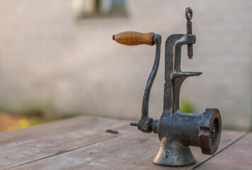 Unveiling the Rich Heritage of an Antique Meat Grinder