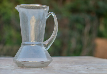 Rediscovering the Vintage Elegance of an Antique Glass Pitcher