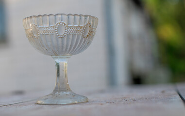 Rediscovering the Vintage Beauty of an Antique Glass Sugar Bowl