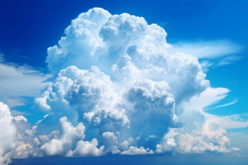 Naklejka na ściany i meble Cloud in blue sky photography