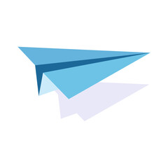 paper plane icon design vector template