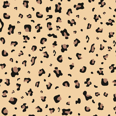 Abstract Modern Leopard Seamless Yellow Color Pattern