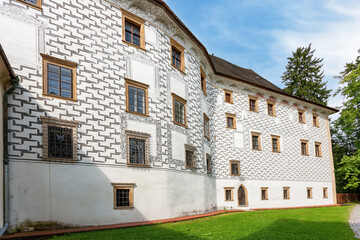 Velke Losiny castle in Northern Moravia, Czech Republic