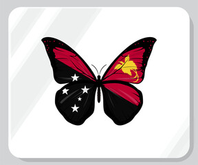 Liechtenstein Butterfly Flag Pride Icon
