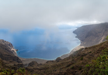 View of east of Hierro island from Isora viewpoint. El Hierro  . Santa Cruz de Tenerife. Spain	