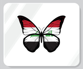 Egypt Butterfly Flag Pride Icon
