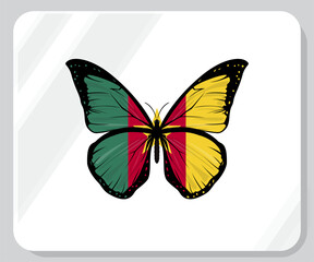 Cameroon Butterfly Flag Pride Icon
