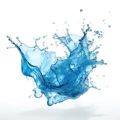 water splash on white background. Generative AI