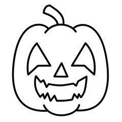 Halloween Pumpkin Outline