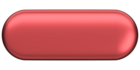 3D button. Empty button. 3D illustration.