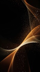 Abstract waves with a shimmering glitter effect compose an eye-catching design for banner backdrops