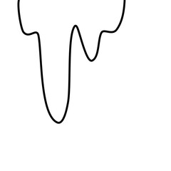 Winter Frozen Snow Outline