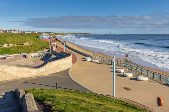 Northern Promenade at Whitley Bay North Tyneside, England