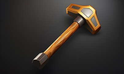 3D Hammer: Unique and Trendy Artwork with Eye-Catching Appeal