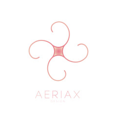 Minimal space logo design, Celestial logotype, Minimalistic, geometric, Space, Universe