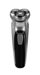 Electric shaver on white background