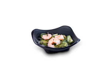 japanese food on white background