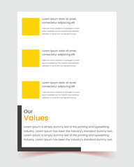 company profile brochure template design, flyer set, report, poster, Corporate business, page, cover, minimal business brochure template design set