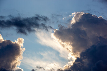 Threatening Clouds on a Fall Day in the Desert