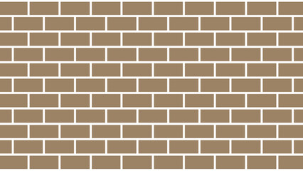 Obraz premium Brown brick wall as background 