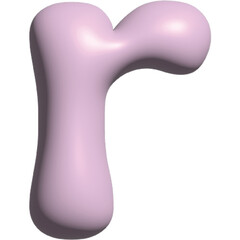 lowercase letters fonts 3d