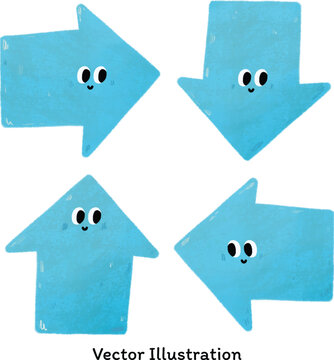 Cartoon Arrow Vector Icon