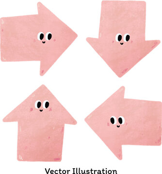 Cartoon Arrow Vector Icon