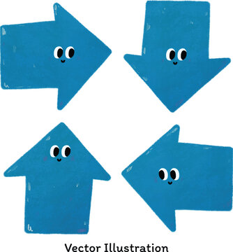 Cartoon Arrow Vector Icon