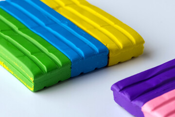 colored plasticine for kids