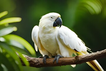 white and macawgenerated by AI technology