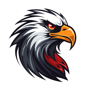 Esport vector logo eagle, eagle icon, eagle head, vector