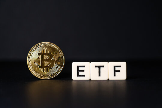 Bitcoin ETF Concept, Cryptocurrency ETF