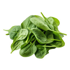 Spinach isolated on transparent background. Generative ai