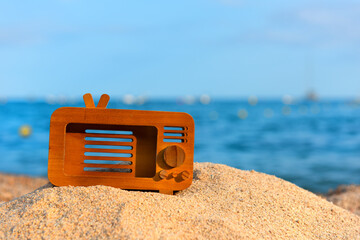 Radio at the beach
