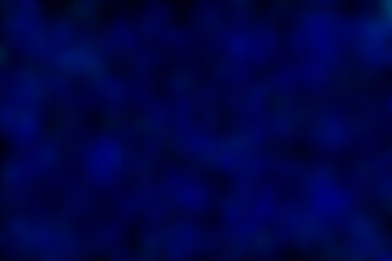 Obraz premium Defocused light flare. Blur glow banner. Cyber illumination. Bokeh neon navy blue black color gradient on dark night modern decorative abstract copy space background..