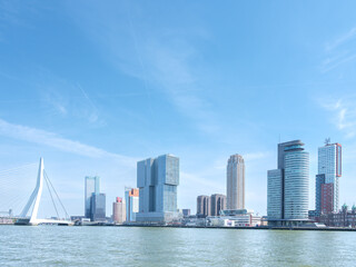 Kop van Zuid in Rotterdam, Zuid-Holland province, The Netherlands