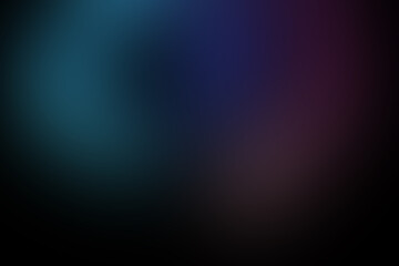 Abstract blurred gradient mesh background in dark night colors. Smooth banner template. Easy editable color illustration with no transparency. smooth image used for ad, poster, web, games,  business