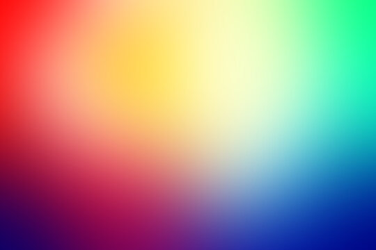 Abstract blurred gradient mesh background in vibrant rainbow colors. Colorful smooth banner template. Easy editable soft color illustration with no transparency. smooth image used for ad, poster, web