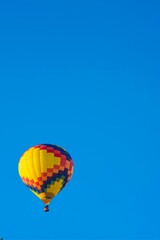 Enchanting Dawn Adventure: Colorful Hot Air Balloon Soaring in Majestic 4K Splendor