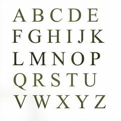 アルファベットのロゴ