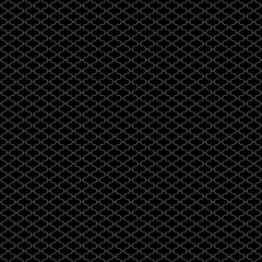 Seamless pattern with paseo ornament. Oriental traditional ornamentation with repeated rounded shapes. Window tracery wallpaper. Grid motif. Digital paper, textile print, web design. Vector art image.