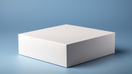 blank white box packaging product on color background, vibrant, natural light, aesthetic, hight quality, 16k, cinematic AI, Generative AI, Generative