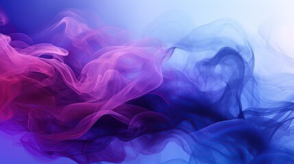 Blue and purple smoke background AI, Generative AI, Generative